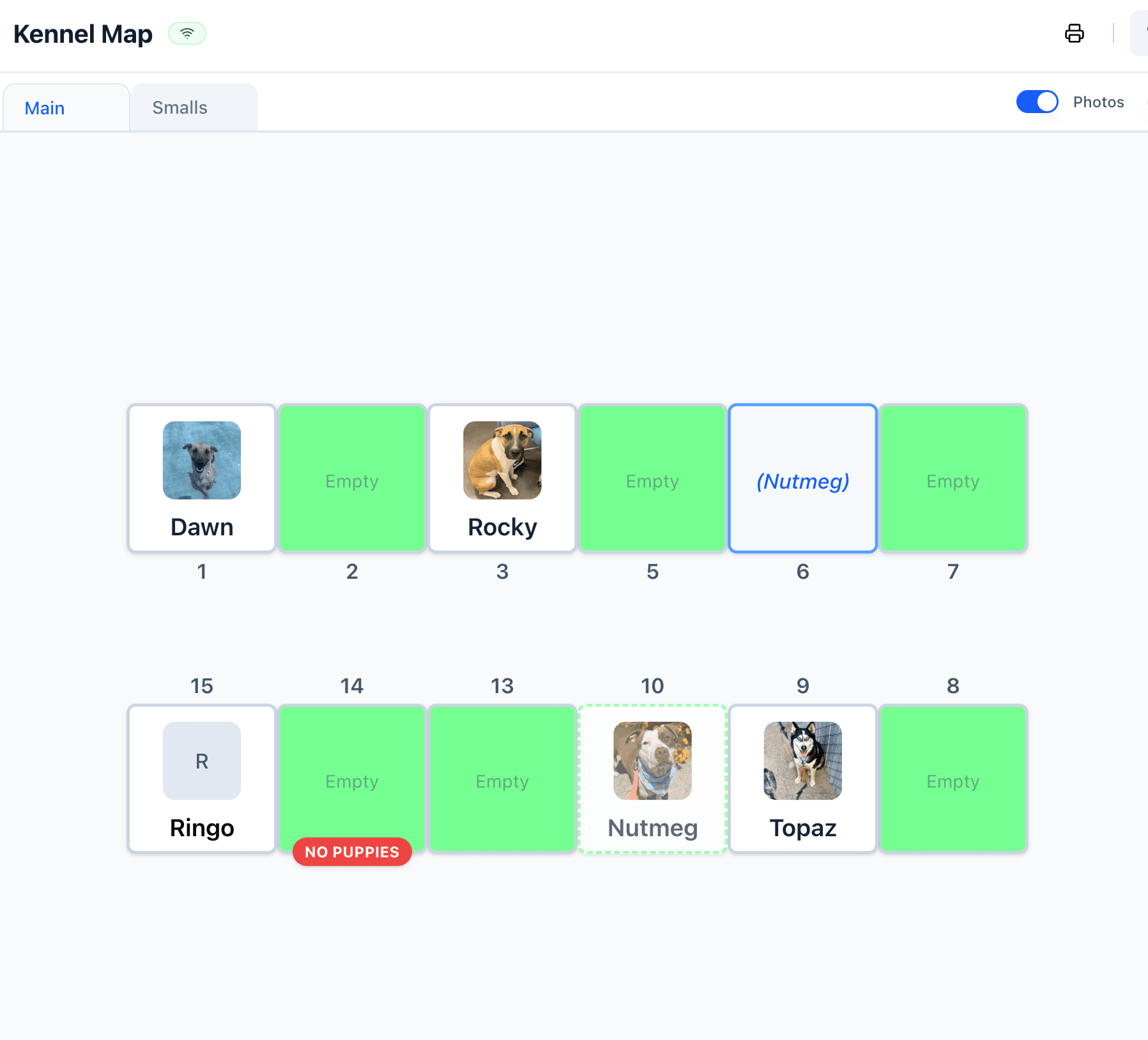 Kennel Map Software